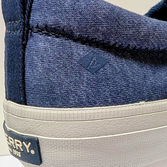 Sperry Top-Sider Crest Vibe Washed Jersey Sneaker in Navy - STS87796 - Picture 4 of 16